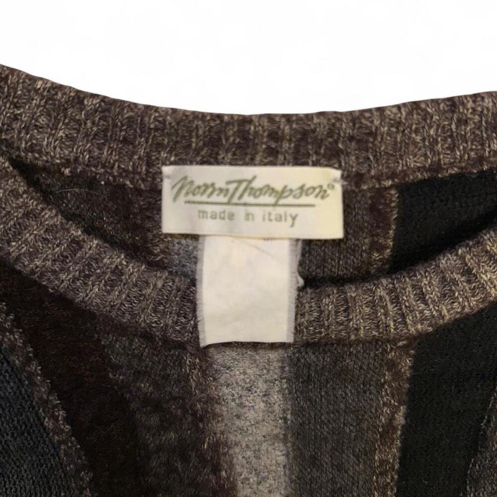Vintage Vtg 90s coogi style Norm Thompson wool sweater grandpacore streetwear - Picture 4 of 4